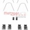 Set accesorii, placute frana SUZUKI GRAND VITARA I (FT) (1998 - 2005) METZGER 109-1651