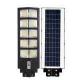 Lampa solara stradala eMazing, cu telecomanda, senzor de miscare si lumina, suport prindere, 225 LED-uri, IP65, ABS, 15AH, 300W, temperatura culoare 6