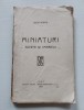 Lucia Mantu - Miniaturi, schite si impresii, Iasi 1923, Viata Romaneasca. Carte veche