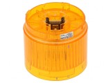 Semnalizator LED ambră 24VDC IP65 &Oslash;60x50mm