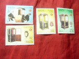 Serie Malta 1997 Arta Decorativa Malteza , 4 valori, Nestampilat