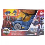 Set de joaca figurina cu vehicul transformabil, ACID, Morphozor Patrol Bot