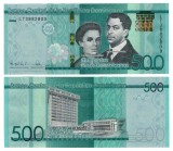 REPUBLICA DOMINICANA █ bancnota █ 500 Pesos Dominicanos █ 2023 █ P-192f █ UNC