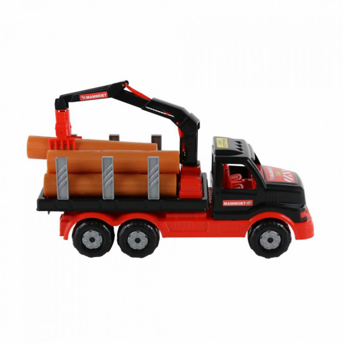 Camion cu lemne - Mammoet, 47x16x26 cm, 7-10 ani