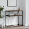 Gossi masa consola, stejar fumuriu, 75x35,5x75 cm, lemn prelucrat