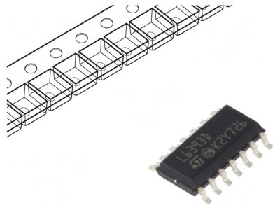 Driver Push-Pull 290mA 580V 2-Canale 800kHz 10-20V SO14 foto