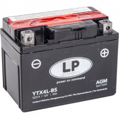 Baterie Moto LP Batteries Agm 3Ah 40A 12V MA YTX4L-BS