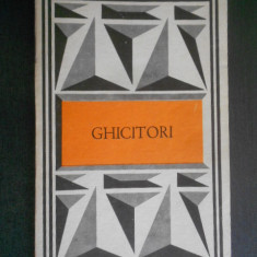 Ghicitori (1986, editie ingrijita de Radu Niculescu)