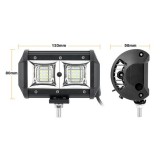 Proiector LED AutoPam 54W 12V/24V, 13cm, Spot, IP67, Aliaj Aluminiu, Sticla Securizata, 6000K-6500K, Durata 30000h