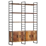 Cumpara ieftin Biblioteca cu 4 niveluri, 124 x 30 x 180 cm lemn masiv reciclat