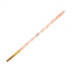 Pensula pentru modelarea acrilului, marimea 10 - maner roz din plexiglas foto