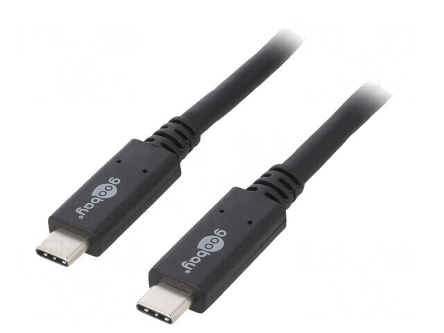 Cablu USB 3.2 USB C 0,5m Negru 20Gbps