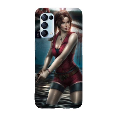 Husa compatibila cu Oppo Find X5, Viceversa, model Claire Redfield Resident Evil, Silicon, TPU foto