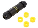 Conector Alimentare AC IP68 SHENZHEN GREENWAY M685B.5P.4-14MM Negru