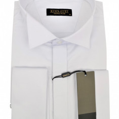 Cămașă Rinaldi, slim fit, alba pentru papion Pietro (Marime: INT/XXL)