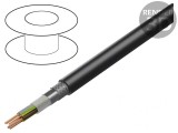 Cablu servomotor negru PVC 17mm