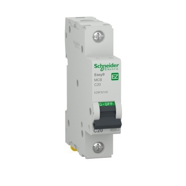 Siguranta automata 20A 1P C 4,5ka Easy9 Schneider EZ9F32120 foto