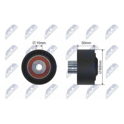 Rola intinzator curea transmisie Citroen Berlingo, Berlingo Multispace, Berlingo, Minivan, C2, C2 Enterprise, C3 I, C3 Pluriel, C4, C4 I, C5 2, C5 3, foto