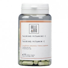 Taurina cu Vitamina C, 90 capsule, 500 mg foto