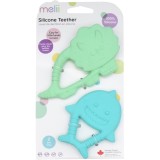 Melii Teethers jucărie pentru dentiție Dino &amp; Shark 2 buc