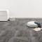 Plăci de pardoseală autoadezive, PVC, 5,11 m&sup2;, negru, cu model