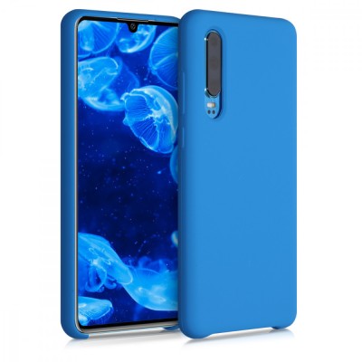 Husa pentru Huawei P30, Silicon, Albastru, 47414.157 foto