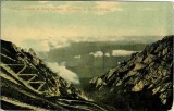 CP1814N Poteca la Omul &icirc;n Valea Cerbului Escursiune &icirc;n Munții Bucegi, carte poștală circulată Brăila, 1912