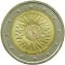 Letonia moneda comemorativa 2 euro 2023 - Slava Ucraina - UNC