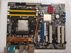 Placa de baza Asus M2N-E, Socket AM2 DDR2 PCI-E + procesor - poze reale foto