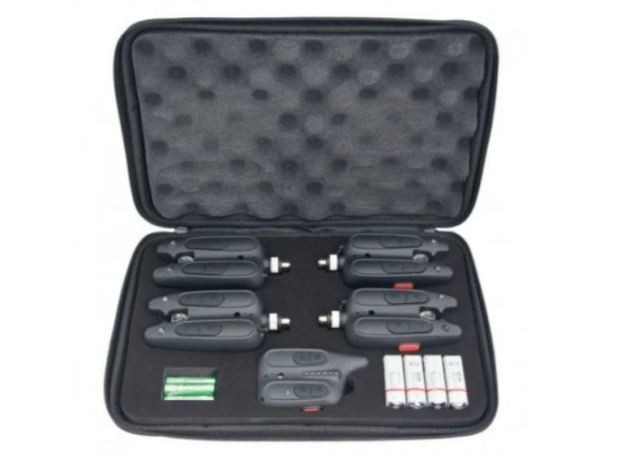 Set 4 avertizoare cu statie wireless Baracuda RF1118 + receptor