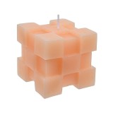 Lumanare decorativa in forma de Cub, 9x9x8 cm, Somon, ATU-083957
