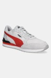 Puma sneakers din piele ST Runner v4 SD bărbați, culoarea gri, 399665