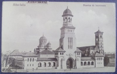 1935 - Alba Iulia, biserica de incoronare (jud. Alba) foto