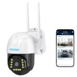 Camera de Supraveghere REVOSE&trade; 5MP, Aplicatie Dedicata, Intelligent Tracking, PTZ, WIFI, Lan, AP hotspot,Micro SD,Rotire