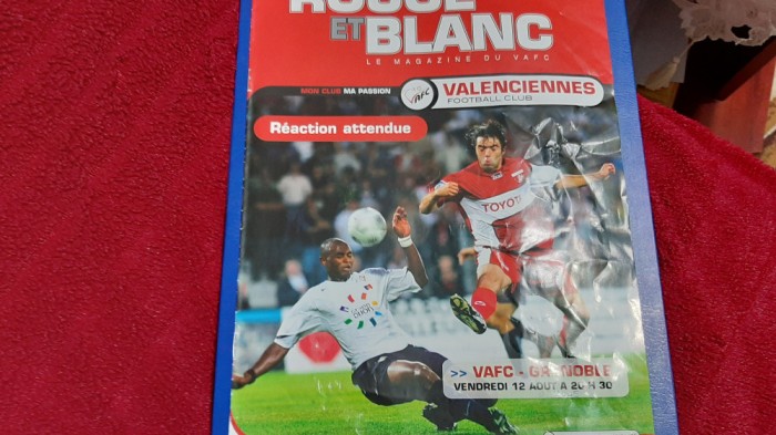 program Valenciennes - Grenoble