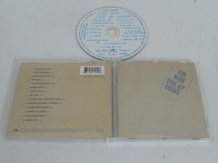 The Who - Live at Leeds CD (1995)