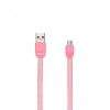 Cablu Date &amp; Incarcare MicroUSB (Roz) REMAX PUF RC-045M