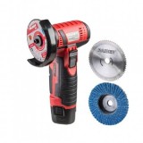 Minipolizor unghiular cu acumulator12V, 2Ah , disc 75x10mm