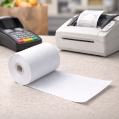 Rola hartie termica pentru casa de marcat, 57 mm x 25 m, 48 g/mp