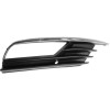 Grila bara fata Audi A3 (8v), 06.2012-07.2016 Model Sedan, parte montare partea dreapta, cu gaura pentru proiector, 13C127-6, Aftermarket