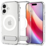 Husa MagSafe pentru Apple iPhone 17, Spigen, Ultra Hybrid S, Transparenta