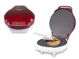 Cumpara ieftin Aparat de facut conuri inghetata Beper P101CUD002, placi antiaderente 18cm, accesorii formare conuri