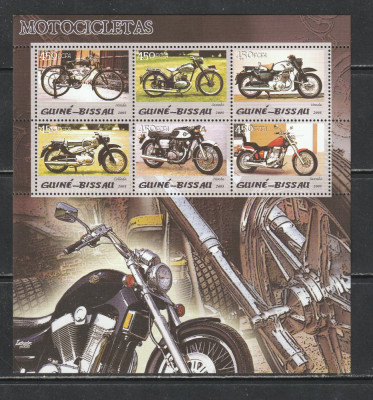 Guinea Bissau 2005 - Motociclete S/S 1v MNH foto