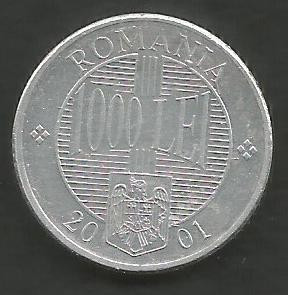 ROMANIA 1000 1.000 LEI 2001 [3] livrare in cartonas