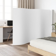 vidaXL Paravan de cameră,&nbsp;alb, 165x600 cm&nbsp;, bambus 377010