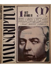 Al. Oprea - Manuscriptum 1/1972, (6) anul III (Editia: 1972) foto