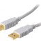 Cablu USB 2.0 A-B Aurit 5m Gri