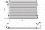 Radiator racire motor Audi A3; Seat Altea, Altea XL, Leon; Skoda Octavia II, Superb II; VW Caddy III, Eos, Golf Plus V, Golf V Motor 1.6,