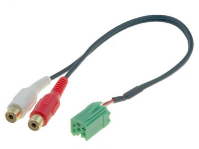 Cablu adaptor Aux RCA Renault 4CarMedia foto