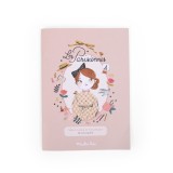 Carte de colorat Domnisoare pariziene, Moulin Roty